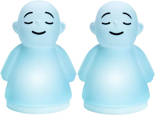 [BRSRAYANAAGRUHLJ] Set of 2 Mindfulness Meditation Anxiety & Stress Relief Tool, Relaxing Items for Adults Kids, Upgraded 2 in 1 Touch Breathing Night Light