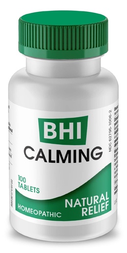 [BRSWIYQMCMIRKHT2] MediNatura BHI Calming Support Homeopathic Tablets, 100 Count | Natural, Plant-Based, for Nervous Tension, Irritability, and Sleeplessness, Relaxation and Nighttime Support, Gluten-Free