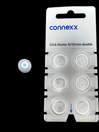 [BRSWKFYABIIW2GD2] Accessories Siemens / Rexton Click Domes (6 domes) NEW Blister Pack (8/10mm Double)