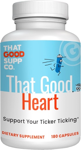 [BRSROH33C4NR423U] That Good Supp Co - That Good Heart CoQ10 Nutritional Supplement for Men & Women - Supports General Health & Blood Circulation - Made in USA