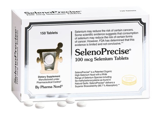 [BRSWYZDQCMNGMGTX] Pharma Nord SelenoPrecise Selenium 100 mcg – Thyroid, Immune & Antioxidant Support, Guaranteed High Absorption, Non-GMO, Gluten-Free, 150 Tablets