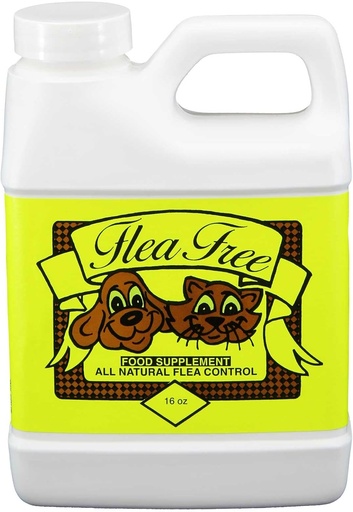 [BRSWKHY4OJ5GKH34] Flea-Free Pure Organic Food Supplement and Natural Pet Products , 16 Ounce