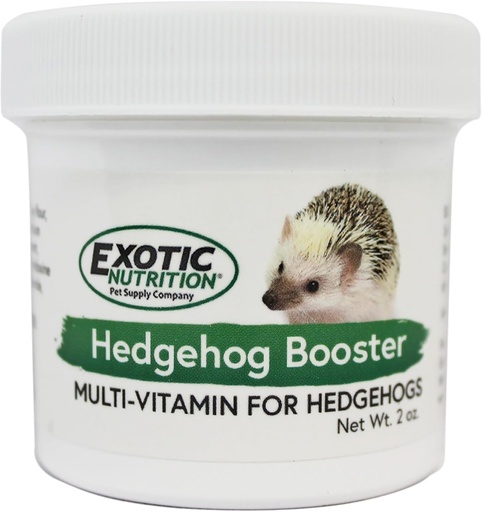 [BRSRM2Y5O4BAAHLB] Hedgehog Booster - Full Multivitamin - Hautsezko bitamina eta mineral osagarria Pet Hedgehogs (2 oz)
