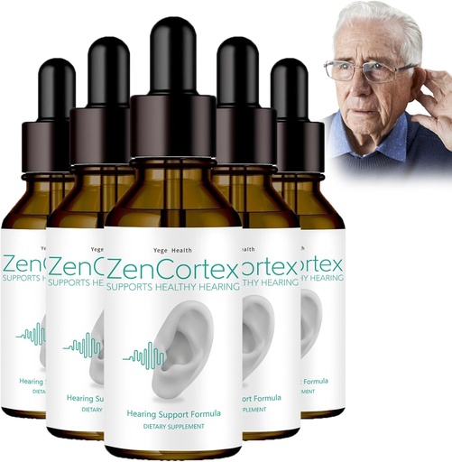 [BRSRAGACBB7BGDLG] Tinnitus Relief for Ringing Ears, Zencortex Cortex Ear Drops, Zencortex for Tinnitus, Helps with Eardrum Health, Promotes Auditory Clarity, Bottle for 30 Days (5 Pack)