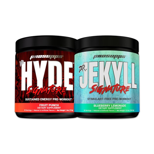 [BRSWYBI3OQAQ2DYZ] PROSUPPS Mr. Hyde Signature Fruit Punch and Dr. Jekyll Signature Blueberry Lemonade Bundle