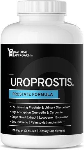 [BRSROGQYCQDQIFA3] UROPROROSTIS - Hỗ trợ Proency Prostate High Prostate - Công thức Y tế nam giới cho an ủi Prostate - 13 hỗn hợp di truyền bao gồm Saw Palmtto - ăn chay & Gluten miễn phí - 120 Capsules