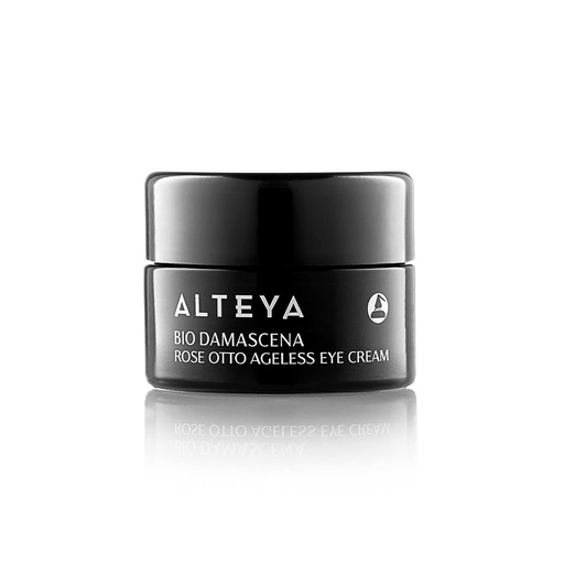 [BRSWIZAYBUPRK3LM] Alteya Organics Eye Cream Certified Organic Skin Care 0.51 Fl Oz/15 mL Bio Damascena Award-Winning Ageless Eye Contour Cream With Organic Bulgarian Rose Oil Brightening, Nourishing and firming