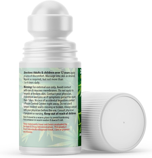 [BRSROZT3DJ7BG2YU] ANUMED - Canapa Roll-On 8000mg Fast Acting, Long Lasting, Forza massima con Arnica + Turmeric per recupero naturale, giunto, muscolo. 2 confezioni di (2oz)