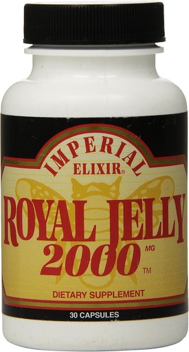 [BRSWIYQECZYWMHI5] Imperial Elixir Royal Jelly, 2000 mg, 30 Capsules
