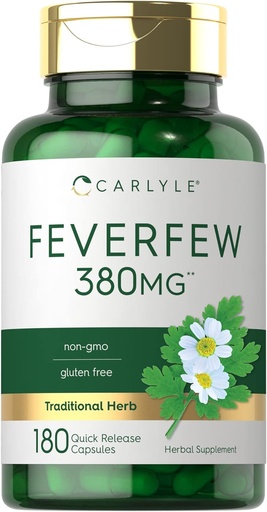 [BRSW2HD5O4BAMCIU] Carlyle Feverfew kapselit 380 mg ... 180 Count...