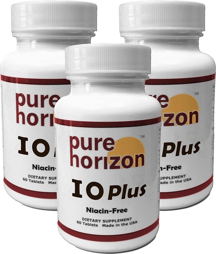[BRSWICYQBACQA2Y5] Pure Horizon IOPlus Niacin-Free Iodine συμπλήρωμα - 3 μπουκάλια...