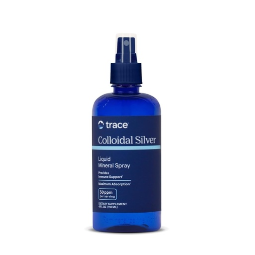 [BRSWIAYDOQJWKCY5] Trace Minerals Colloidal Silver Spray - Daily Mineral Supplement to Aid Effective Absorption - Supports Immune, Skeletal & Sleep Health - Super Oxygenated Supplement - 4 fl oz (About 118 Servings)