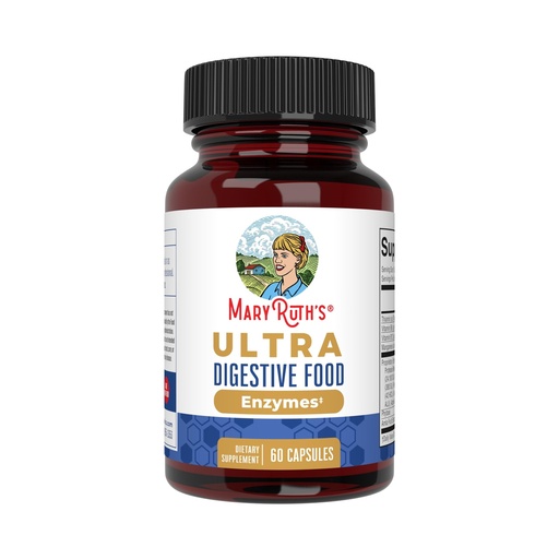 [BRSWGAQYCQIQ2ETX] MaryRuth Organics Ultra Digestive Enzymes Capsules | Up to 2 Month Supply | Supplement for Gut Health Support | Digestion & Immune Support with Amylase | Lipase & Lactase | Vegan | 60 Count