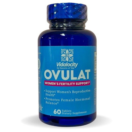 [BRSROZQYORYRECDX] Secrets Of Tea Vidalocity Women's Fertility Support - Natural Blend with D-Chiro-Inositol, Folate, Myo-Inositol - Hormonal Balance - 60 Vegetarian Capsules