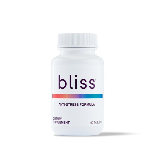 [BRSWIEIPAEAGE2TM] Bliss Herbal Stress Support – Adaptogenic Tablets with Ashwagandha, Rhodiola & L-Theanine – Promotes Calm, Mood Balance & Mental Clarity – Vegan & Gluten-Free – 60 Tablets