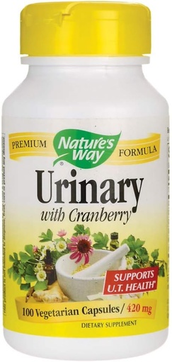 [BRSWIFAQAF6GMHLM] Nature's Way Urinary with Cranberry - 450 mg - 100 Capsules