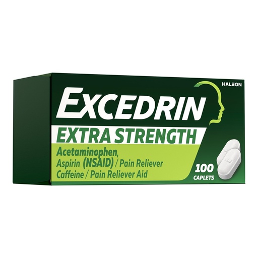 [BRSWKEI3AZYQEFQV] Excedrin Extra Strength Pain Relief Caplets – Headache Relief – 100 Count