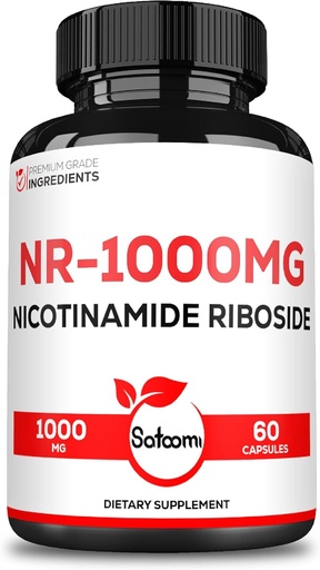 [BRSRAGT6AABWCETU] Satoomi NAD Nicotinamide Riboside - NR 1000mg συμπλήρωμα - 60 Μέτρα για 30 ημέρες