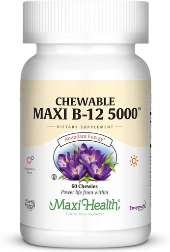 [BRSWIFQZA4CGKYLE] Maxi B-12 5000 60 Tablet Chewable