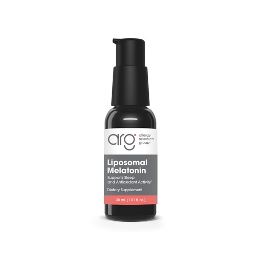 [BRSWGBLYDECAGC3B] Allergy Research Group Liposomal Melatonin Supplement - Oral Sleep Spray for Adults, 1mg Liquid Melatonin, Pure, Fast Acting Formula - 1 Fl Oz