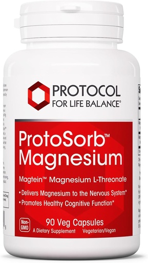 [BRSWIHDYOYGRCFTG] PROTOKOLAS DĖL LIFE BALANCE Magtein - 2 000 mg magnio L- treonate Magtein - Parama smegenų fokuso ir atminties sveikatai - Kosher & Non-GMO - 90 Veg Capsules