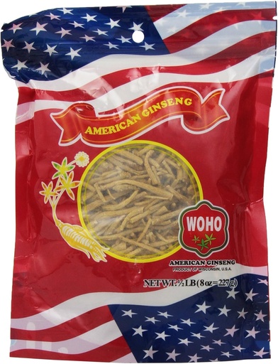 [BRSWIEADBQARGHTA] Woho #120.8 American Ginseng Large Prong Fiber 8oz. Bag