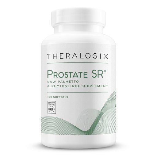 [BRSWYEITDIDRE3TH] Theralogix Prostate SR Saw Palmetto & Beta-Sitosterol Supplement - Supports Healthy Urinary Tract Function in Men* - 90-Day Supply - NSF Certified - 180 Softgels