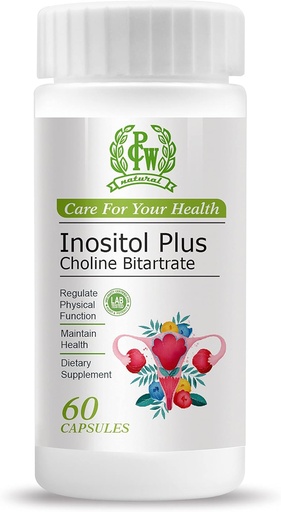 [BRSRMHQ3DIJQA3T3] PCW Inositol Plus Choline Bitartate Capsule, 60 Počet