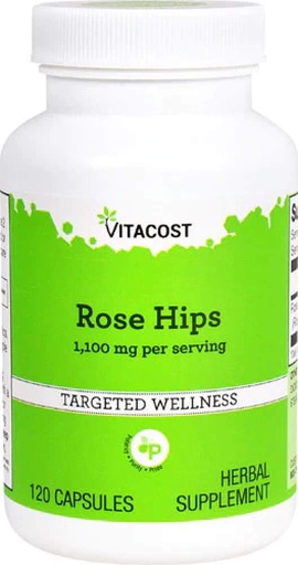 [BRSWIZT7BIGAMEAV] Vitacost Rose Hips - 1,100 мг на порції - 120 Капсули