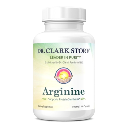 [BRSWIZQ2CMBAIF3Y] Dr. Clark Arginine, 500mg, 100 Gelatin Gelatin Capsules