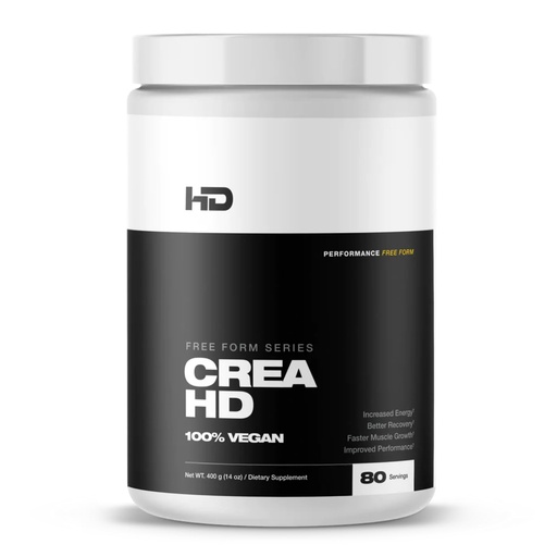[BRSRAFIEBENQGET4] HD MUSCLE CreaHD Creapure | 100% Vegan Creatine Monohydrate Supplement | for Improved Energy, Recovery, Muscle Growth, & Performance | 80 Servings