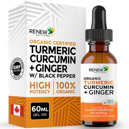 [BRSWKHY2OQDQMCT5] Renew Actives Turmeric Liquid Extract with Ginger & Lemon Oil