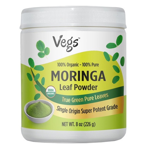 [BRSROCAHB4MRA23J] Moringa Powder, The Real Green Freeze Dried Moringa Leaves Organic, Rich Antioxidants, Amino Acids & Nutrients Dense - Native Single Origin, Premium Harvest Moringa Oleifera Leaf Powder, 8 oz