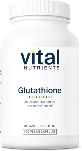 [BRSWIZYPAR4R42DU] Vital Nutrients Glutathione 400mg | Antioxidant Support for Liver Detox | Vegan Antioxidant Supplement to Promote Liver Health and Liver Detox* | Gluten, Dairy, Soy Free | Non-GMO | 100 Capsules