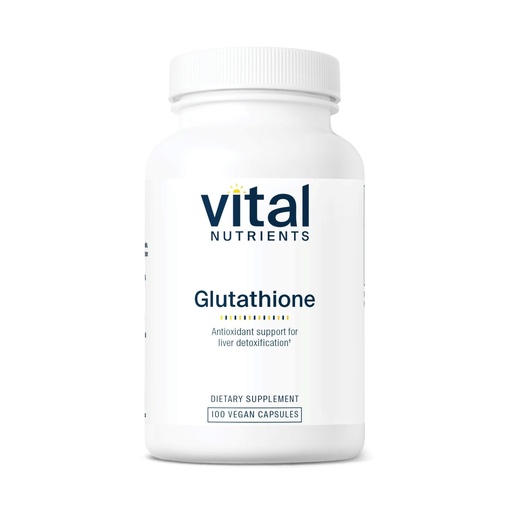 [BRSWIZYPAR4R42DU] Vital Nutrients Glutathione 400mg - Antioxidant Support for Liver Detox - Vegan Antioxidant Supplement to Promote Liver Health and Liver Detox* - Gluten, Dairy, Soy Free - Non-GMO - 100 Capsules
