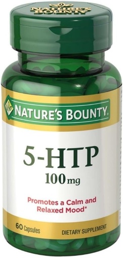 [BRSWIFAIOQIWYGDO] Bounty 5-HTP 100 mg Capsules 60 ea (Pack of 2)