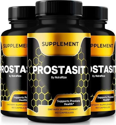 [BRSRAEITBF5AOHTD] (3 Pack) Prostasit Kapsułki, Wszystkie Naturalne Premium Formuła do wsparcia Prostate Heath, Oficjalny Suplement do Zdrowia i Wellness, Prosta Sit Pastillas Recenzje (180 Kapsułki)
