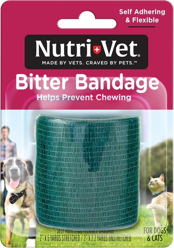 [BRSWIHAZDIAR4A3A] Nutri Vet Bitter Bandage, Self Adhesing Flexible Bandage, 2" (Package Varies)