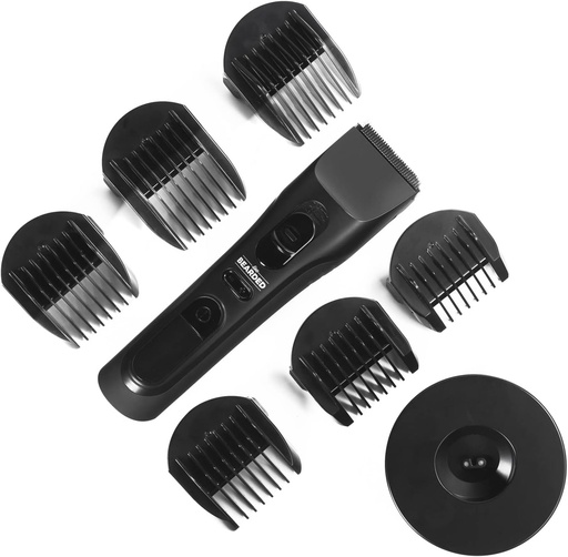 [BRSRMZAYAUBBSFDO] Live Bearded MT-1 Beard Trimmer - Rechargeable with 240-Minute Run-Time, Ceramic Blade, Whisper Quiet and 28 Combination Cutting Lengths for Men