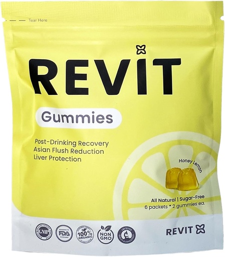 [BRSROAYPDENBOHLF] REVIT - Vencedor pós-bebida Recuperação Gummy □ Suporte e Recuperação de Fígados □ DHM + Curcumina + Ginger + Vitaminas + Anti-oxidantes