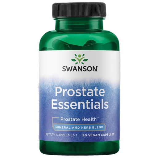 [BRSWKHYRBAOBG3D6] Swanson Prostate Essentials - Mineral and Herbal Supplement Promoting Prostate Health Support - Zinc andSaw Palmetto Formula Aiding Urinary Tract Flow and Bladder Control -(90 Veggie Capsules) 1 Pack