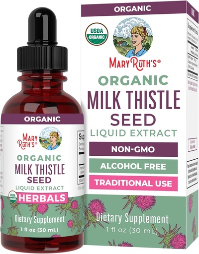 [BRSRMH35DMCWAG3K] MaryRuth Organics Milk Thetle Seed Liquid Extract, 1 FZ
