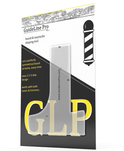[BRSWKGI3BNYBSAA5] Modèle de barbe, outil de façonnage de barbe pour façonner une barbe et une moustache parfaitement symétriques - Accessoire kit de barbe