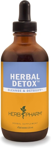 [BRSWIY37PIIAC3DG] Herb Pharm Liquid Herbal Detox Formula for Cleansing and Detoxification - 4 Ounce