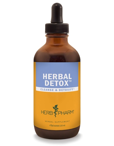 [BRSWIY37PIIAC3DG] Herb Pharm Liquid Herbal Detox Formula for Cleansing and Detoxification - 4 Ounce