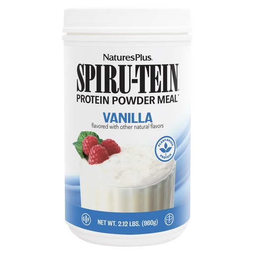 [BRSWKHYYONYB2GTV] NaturesPlus SPIRU-TEIN, Vanilla - 2.12 lbs - Spirulina Protein Powder - Vitamins & Minerals for Energy - Vegetarian, Gluten Free - 32 Servings