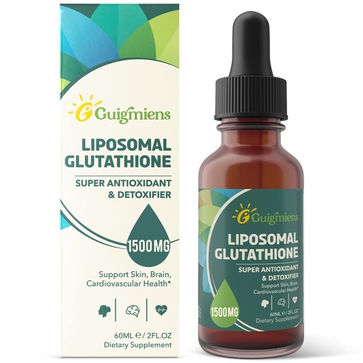 [BRSRMFLYDMBBUC3L] Liposomal Glutathione 1500 MG, Superior Absorption, Liquid Glutathione Supplement, Powerful Antioxidant, Liver Detox, Immune Enhancer, Soy-Free, Non-GMO, Vegan & Gluten Free, 2.02 fl.oz