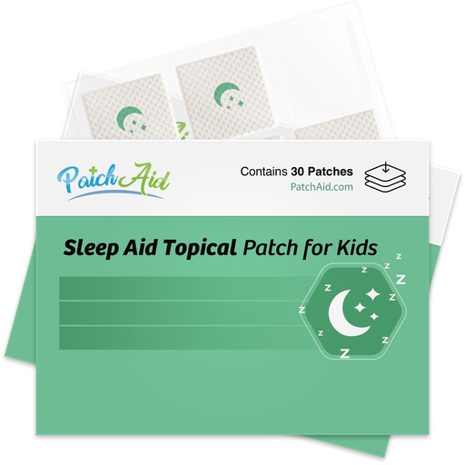 [BRSW22YZOQBBUHLH] Sleep Aid Topical Patch for Kids by PatchAid (30-Day Supply)