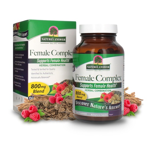 [BRSWKHYRDMDQOD3L] Nature's Answer Female Complex, 90-Count,800 mg by Nature's Answer