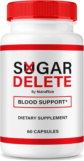 [BRSRAHAYAUNBS3L3] NutraRize Sugar Delete Capsules, Official Support Formula for Overall Health, Sugar Delete Pills to Maintain Healthy Stable Levels, Premium SugarDelete Pastillas Review (60 Capsules)